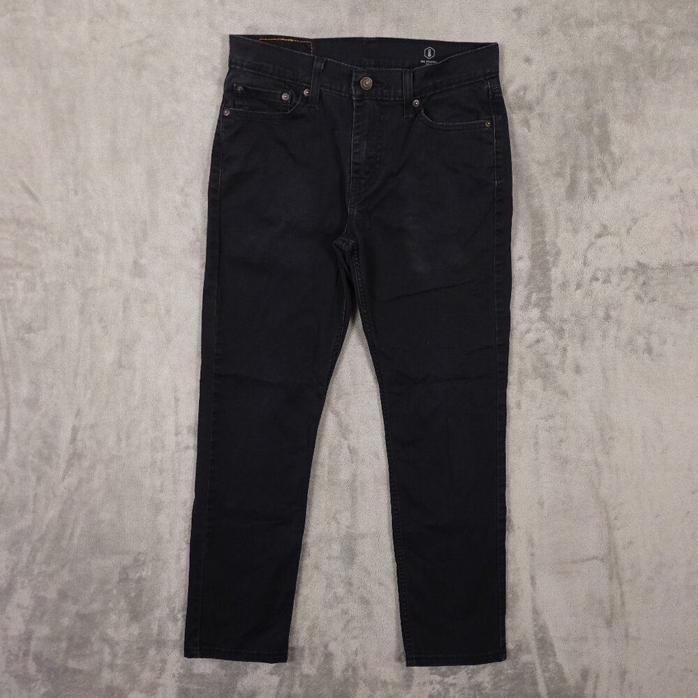 Levi's Jeans 511 Slim Fit Men's 29x30 Black Soft‎ All Seasons Tech Red Tab